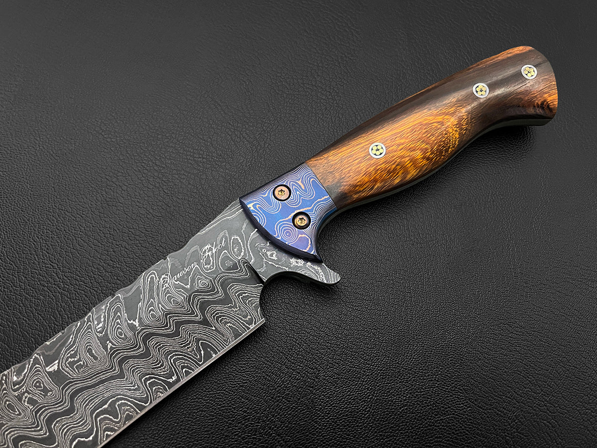 First Light | Western Bowie Knife | Dawson Select Steel | Arizona Ironwood - Image 2