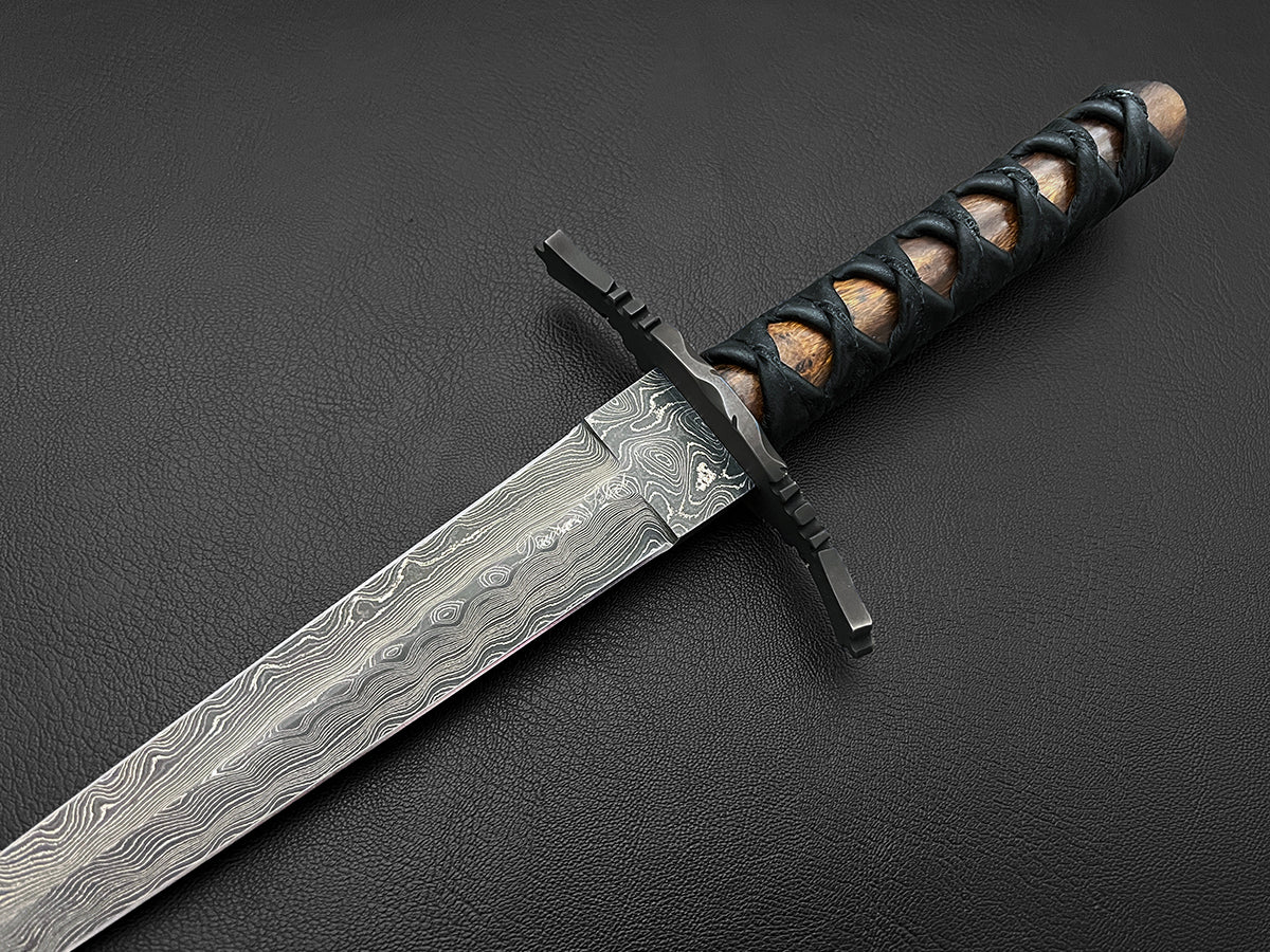 Deliverance | European Style Dagger | Dawson Select Steel | Arizona Ironwood - Image 2