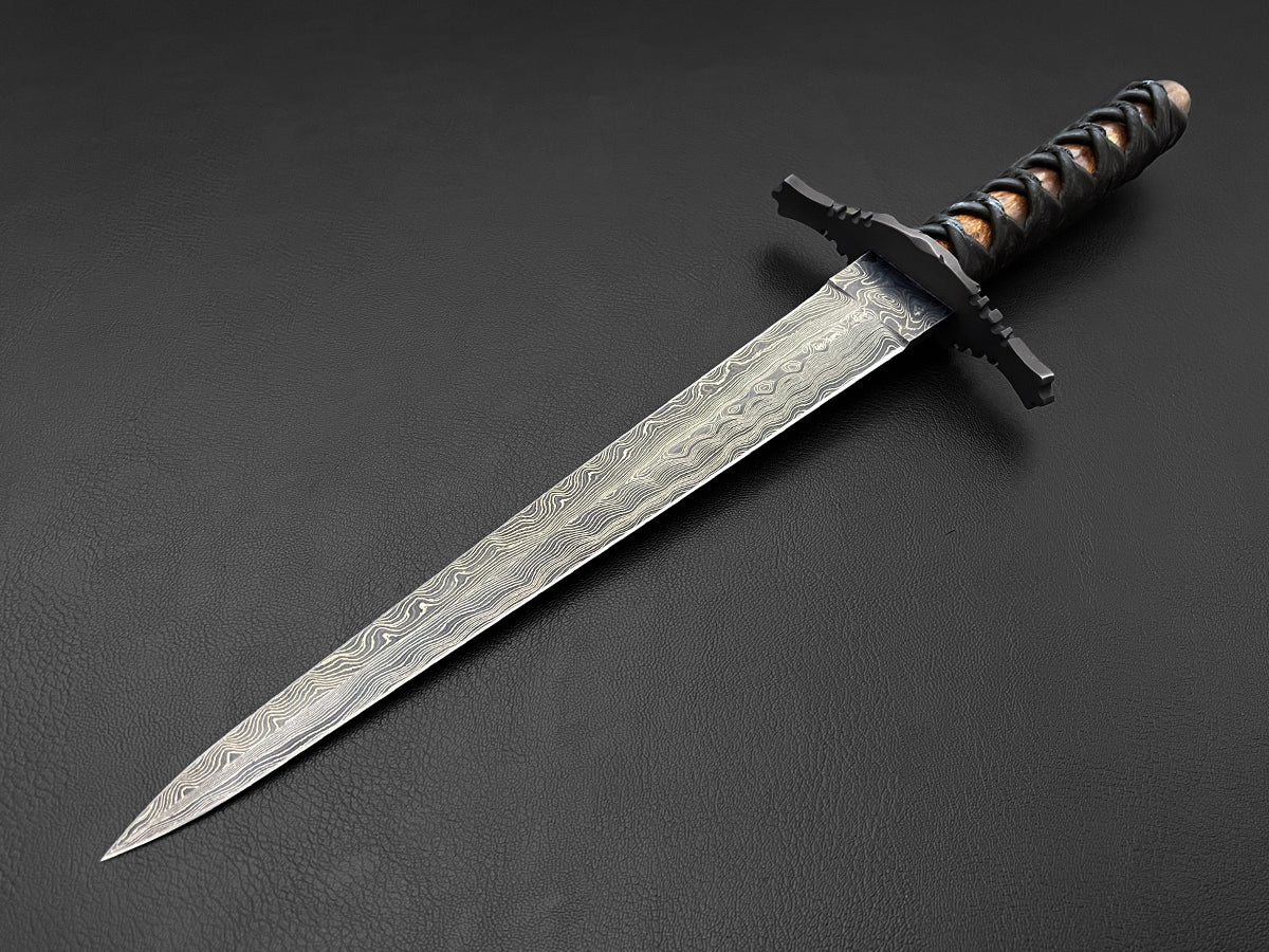 Deliverance | European Style Dagger | Dawson Select Steel | Arizona Ironwood - Image 3