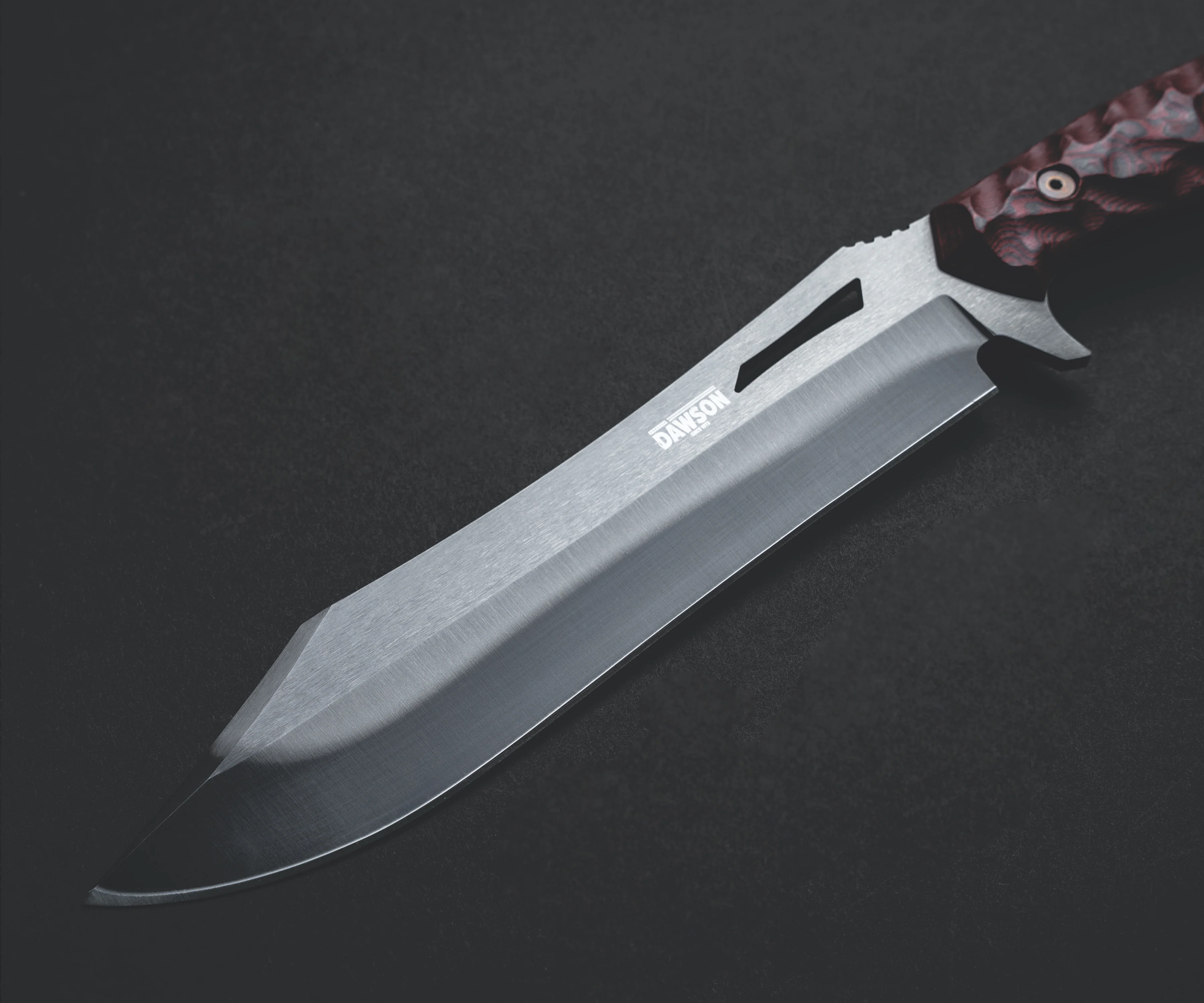 Dominion | Clip Point Survival Bowie | 80CRV2 Steel | Hamon - Differential Heat Treat - Image 2