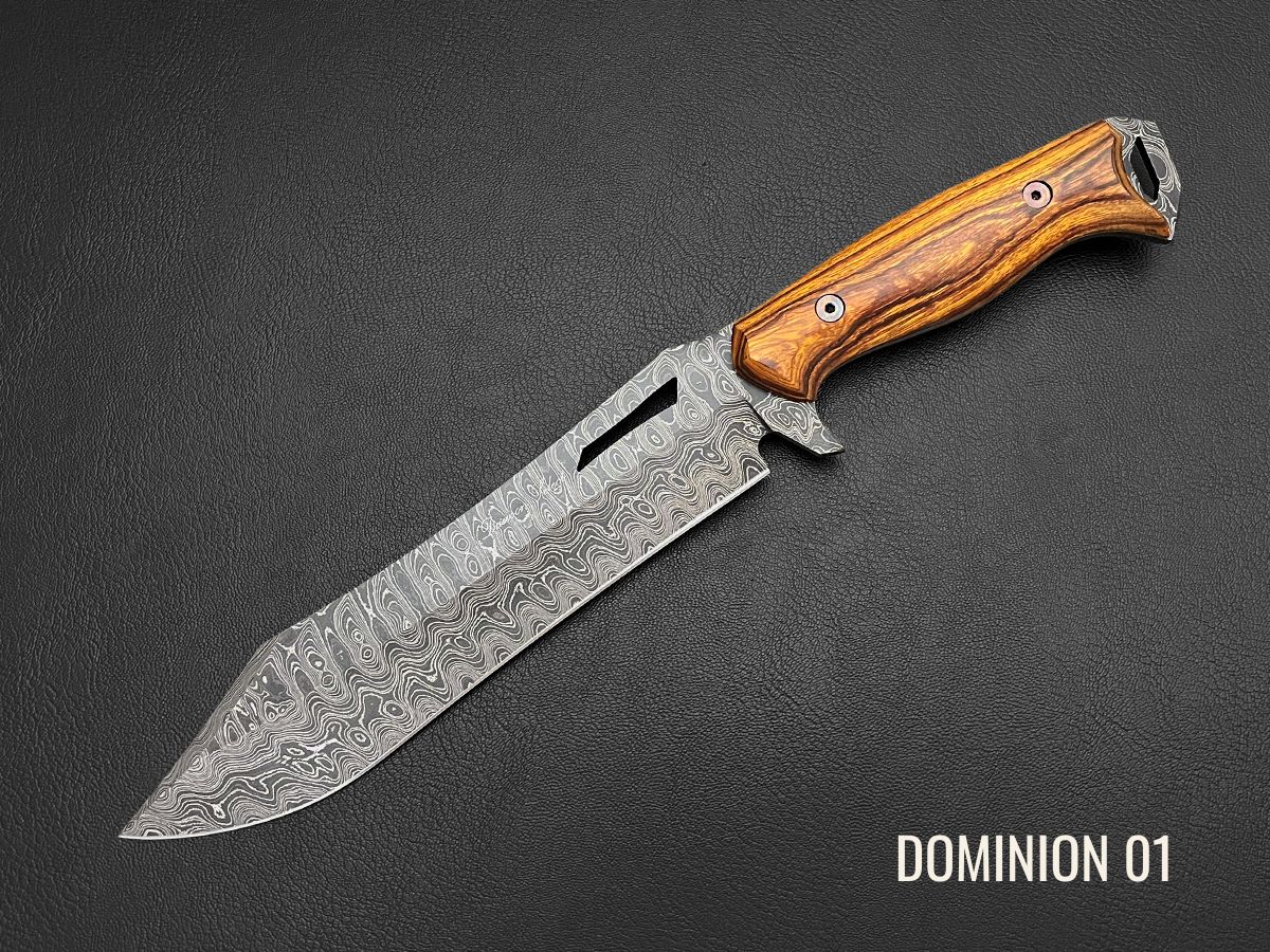Dominion | Clip Point Survival Bowie | Dawson Select Steel | Arizona Ironwood