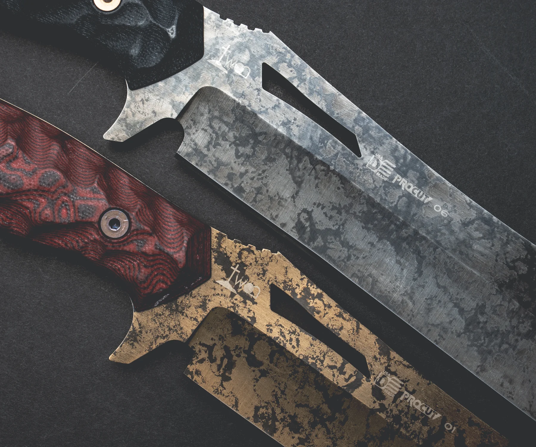 Dominion | Clip Point Survival Bowie | Pop's ProCut Steel | Wildfire Blade Finish - Image 2