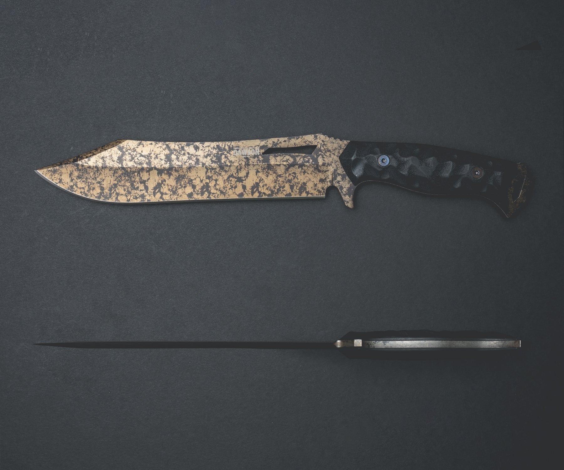 Dominion | Clip Point Survival Bowie | Pop's ProCut Steel | Wildfire Blade Finish - Image 6