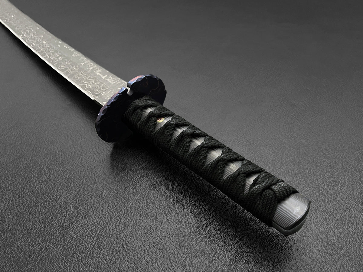 Seeker | Japanese Style Tanto | Dawson Select Steel | Carbon Fiber Handle - Image 4