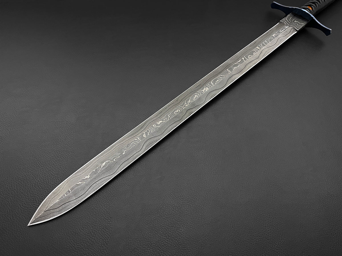 Crusader | European Style Double-Edged Sword | Dawson Select Steel | Arizona Ironwood - Image 5