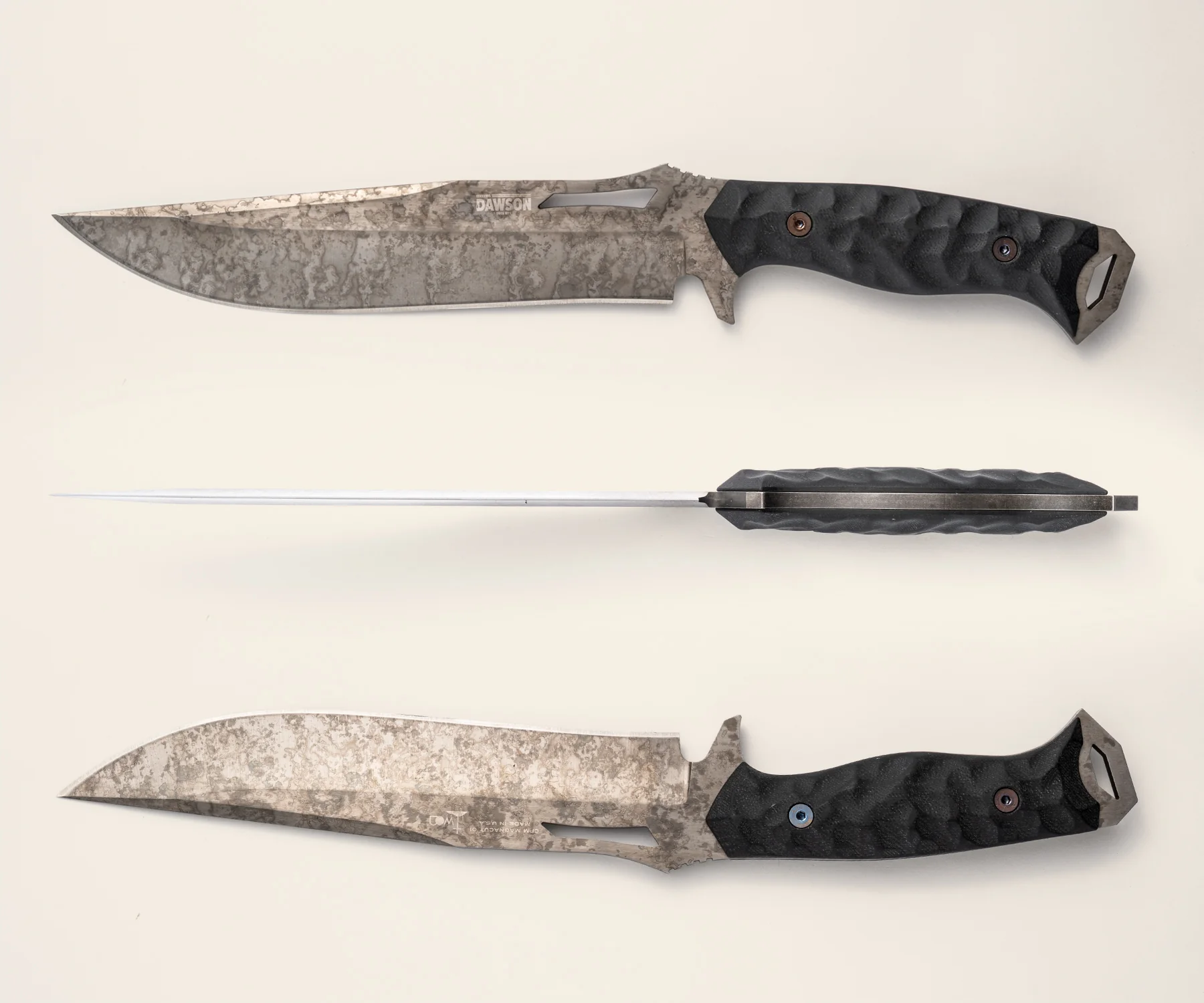 Seraphim CP (Crusher Pommel) | Urban Survival Bowie | CPM-MagnaCut Steel | Monsoon Finish