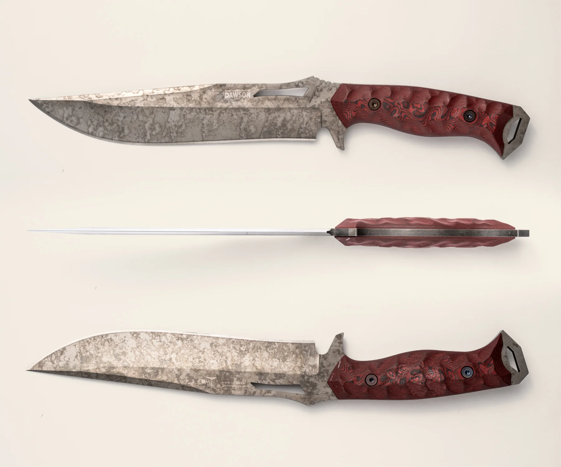 Seraphim CP (Crusher Pommel) | Urban Survival Bowie | CPM-MagnaCut Steel | Monsoon Finish - Image 2