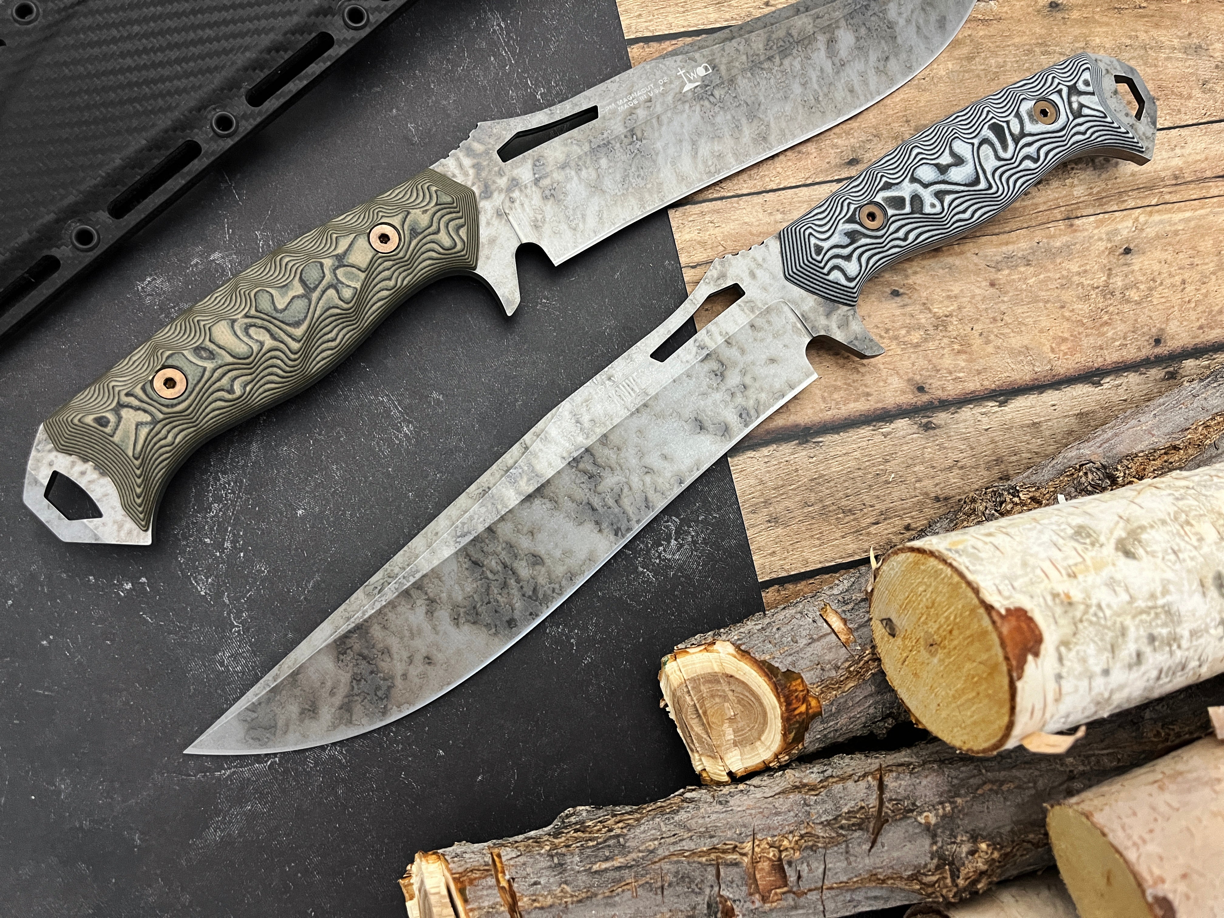 Seraphim CP (Crusher Pommel) | Urban Survival Bowie | CPM-MagnaCut Steel | Monsoon Finish - Image 4