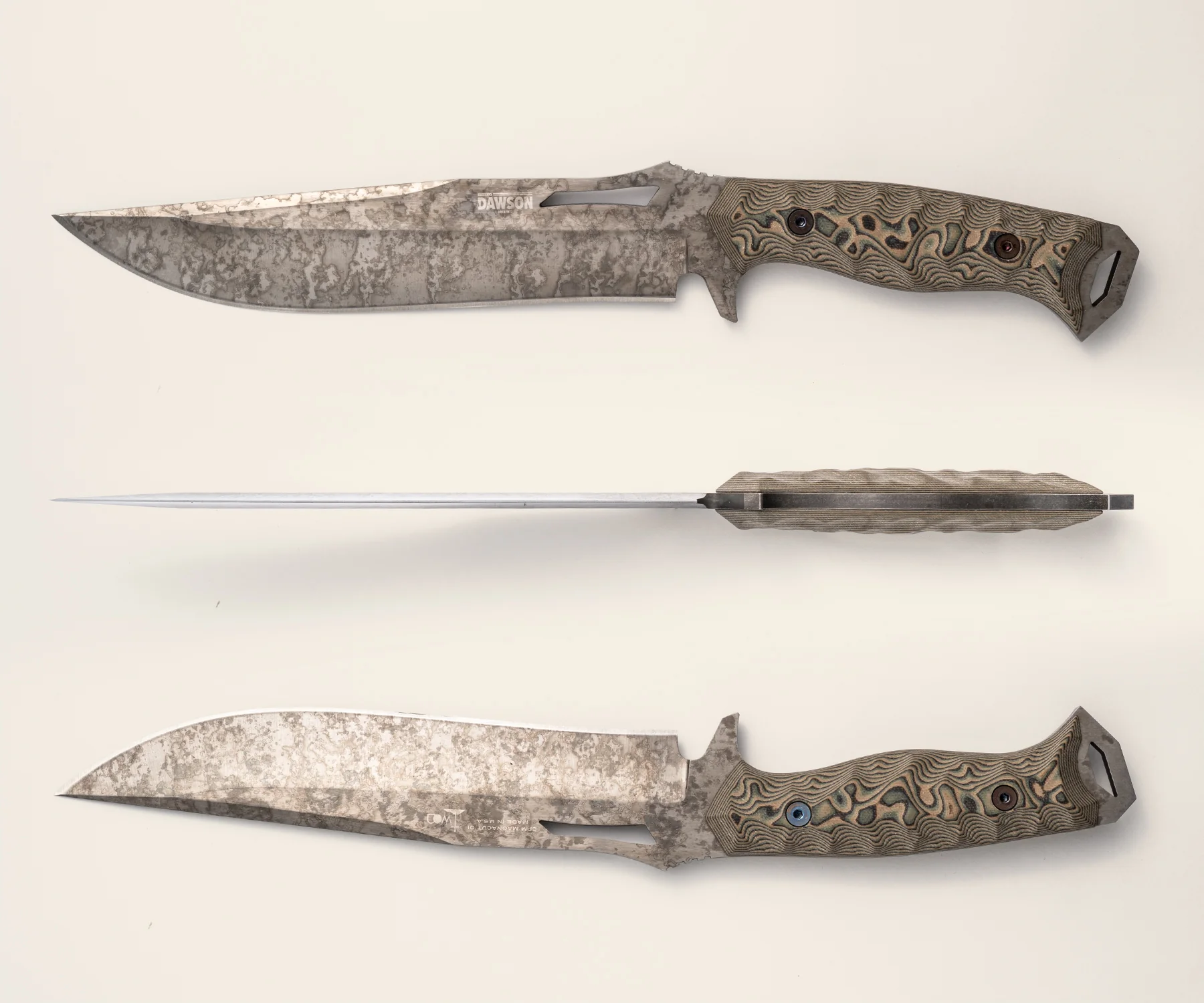 Seraphim CP (Crusher Pommel) | Urban Survival Bowie | CPM-MagnaCut Steel | Monsoon Finish - Image 5
