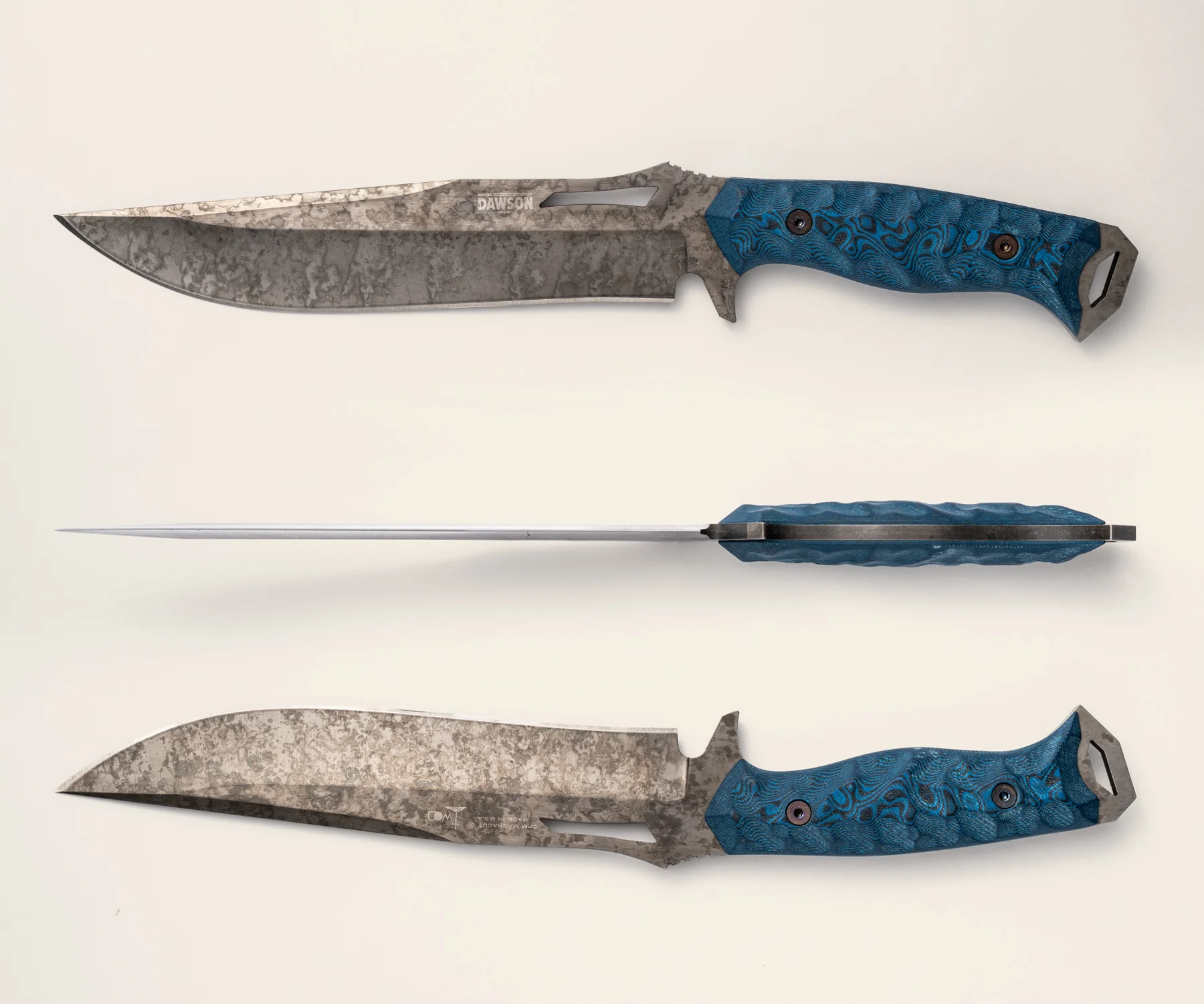 Seraphim CP (Crusher Pommel) | Urban Survival Bowie | CPM-MagnaCut Steel | Monsoon Finish - Image 6