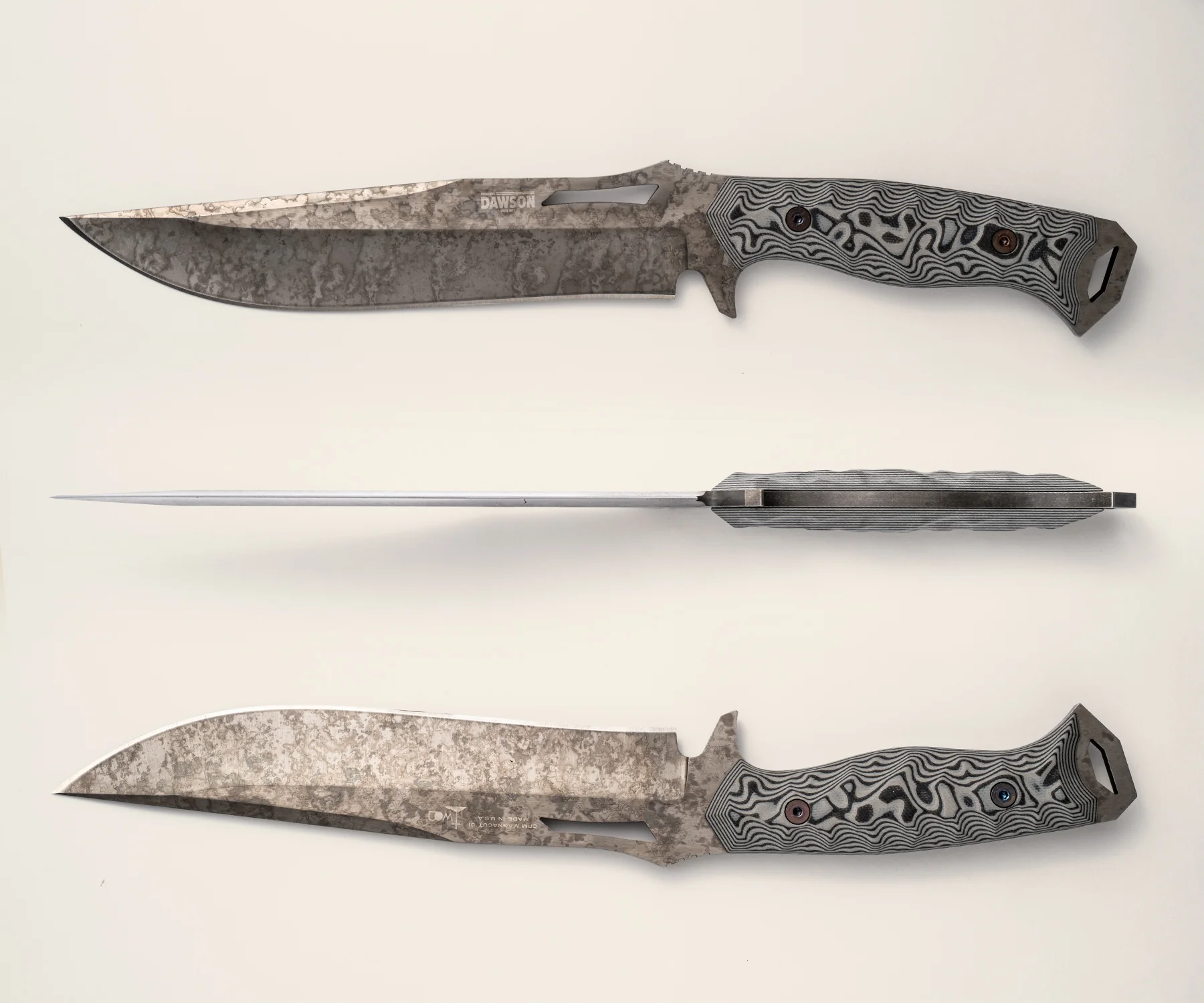 Seraphim CP (Crusher Pommel) | Urban Survival Bowie | CPM-MagnaCut Steel | Monsoon Finish - Image 7