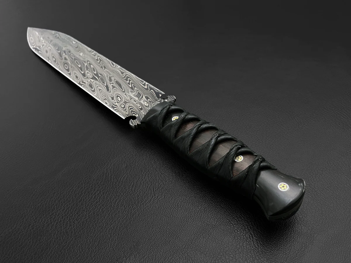 Praetorian | Gladius-style Dagger | Dawson Select Steel | Arizona Ironwood + Buffalo Horn - Image 3