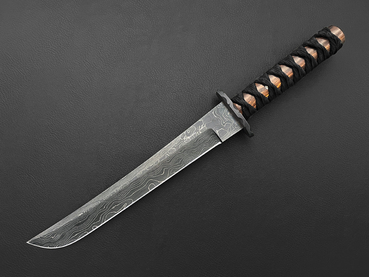 Shu Ni Shōri Ari | Japanese Tanto | Dawson Select Steel | Arizona Ironwood